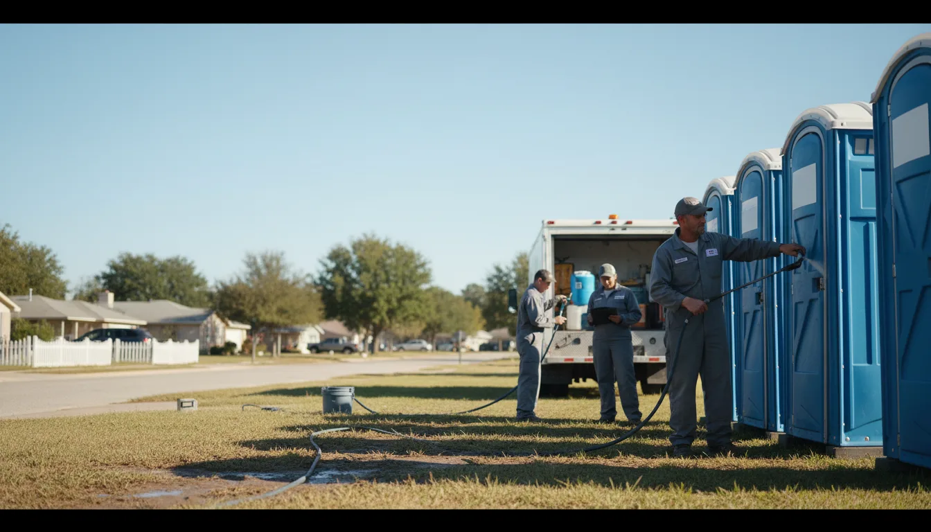 Long-Term Portable Toilet Rental in Delavan, IL near me